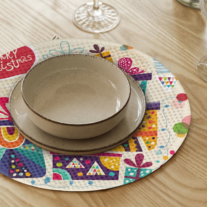 Hermia Set de 4 Salvamanteles Multicolor de 37 cm